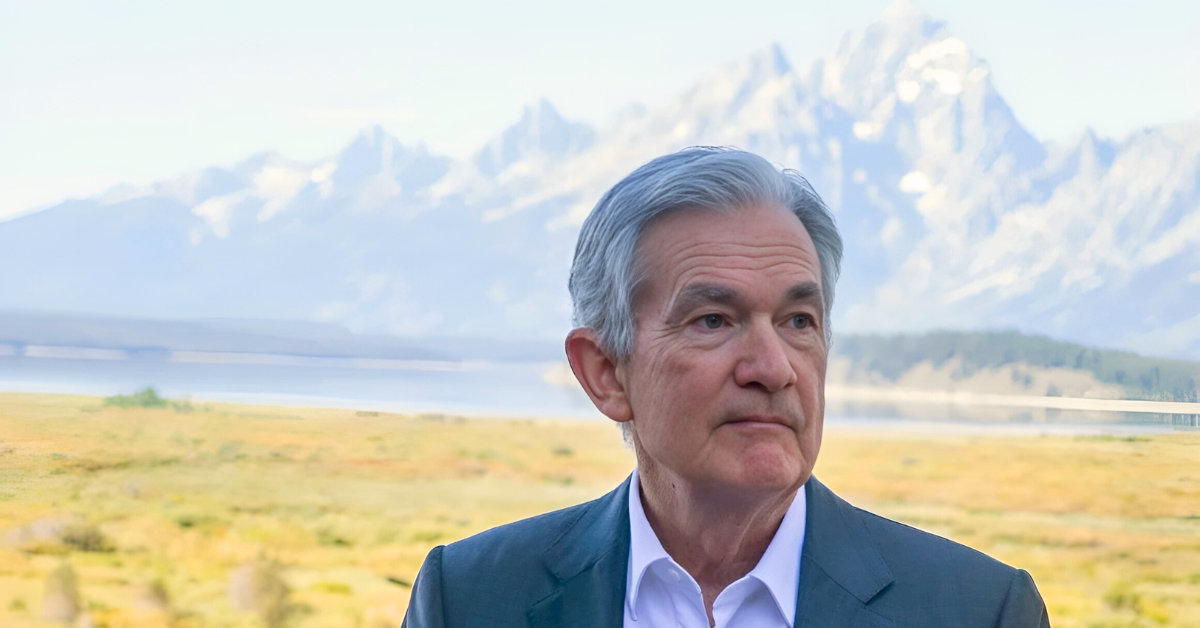 Federal Reserve Chair Jerome Powell's during a break at the Jackson Hole Economic Symposium in Wyoming on August 25, 2023. 

Image Source: Associated Press 